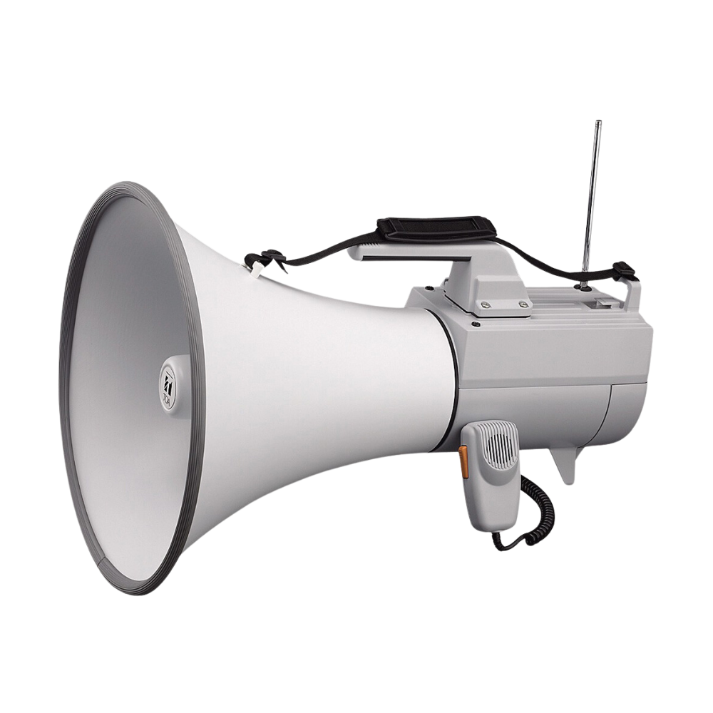 Megaphone đeo vai với còi hú 30W TOA ER-2930W