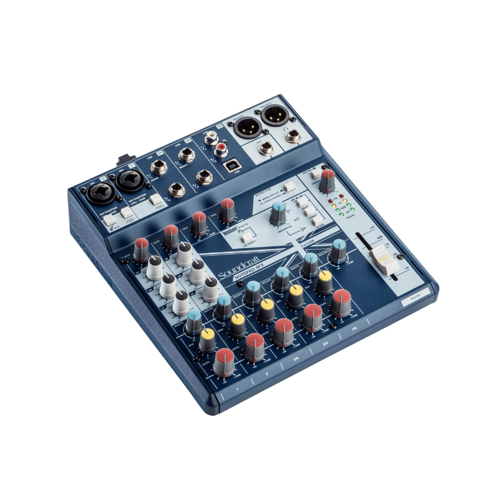 Mixer Analog Soundcraft Notepad-8FX