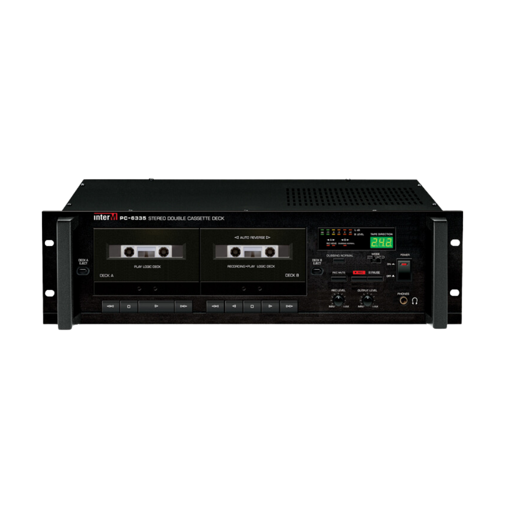 Stereo Double Cassette Deck Inter-M PC-6335