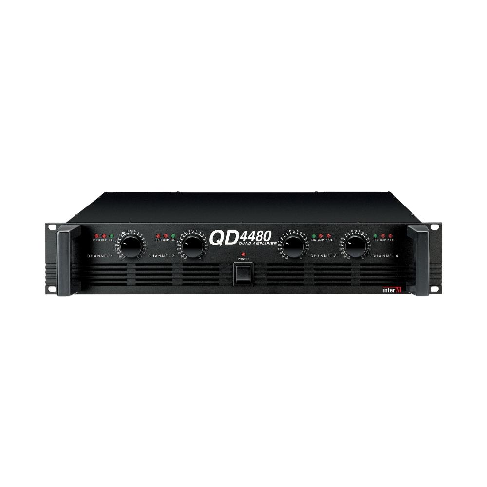 Amply chuyên nghiệp 4 kênh Inter-M QD-4480