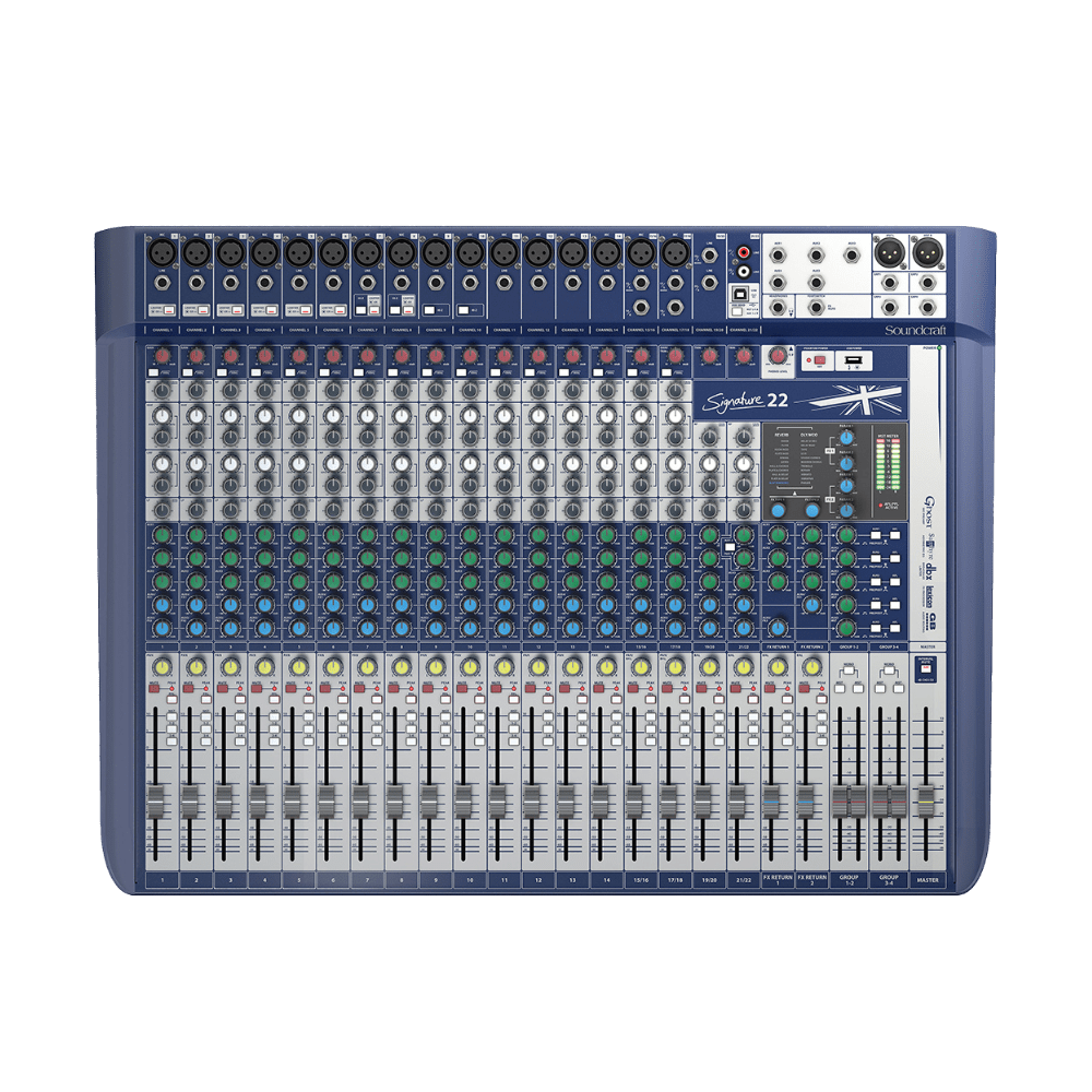 Mixer Analog Soundcraft Signature 22